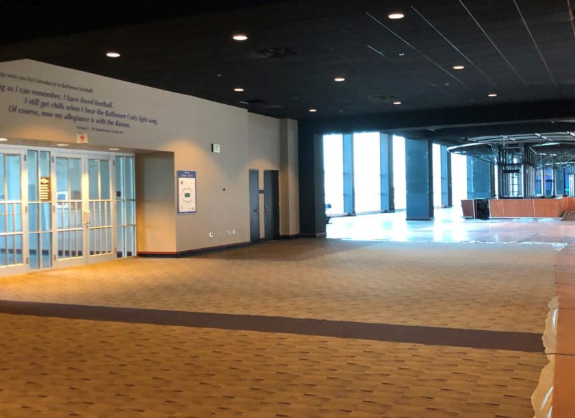 PAINTech's work in the Ravens' lobby