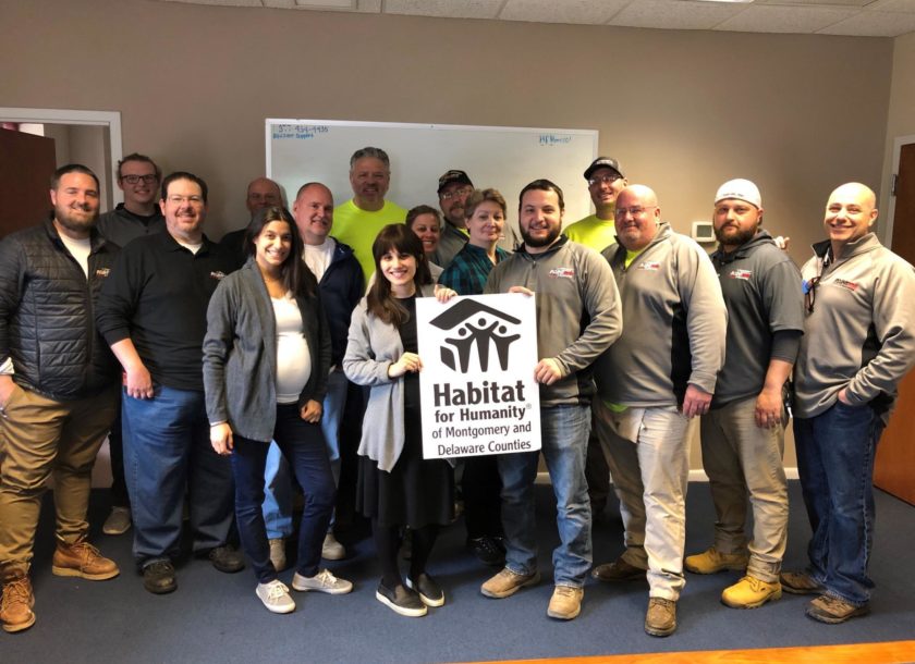 PAINTech team with Habitat for Humanity