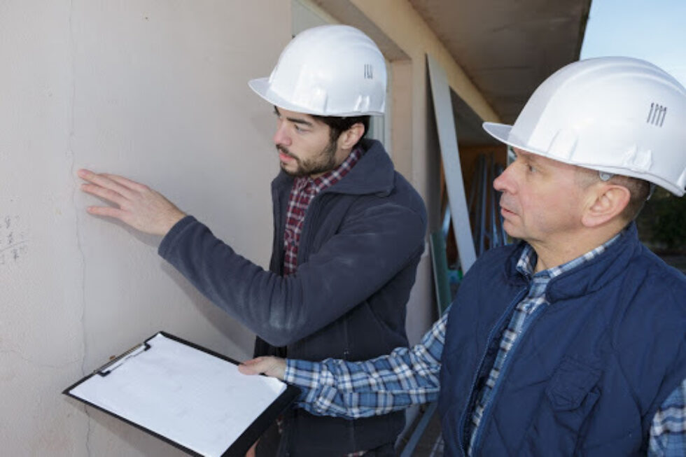 Contractors analyzing hazards